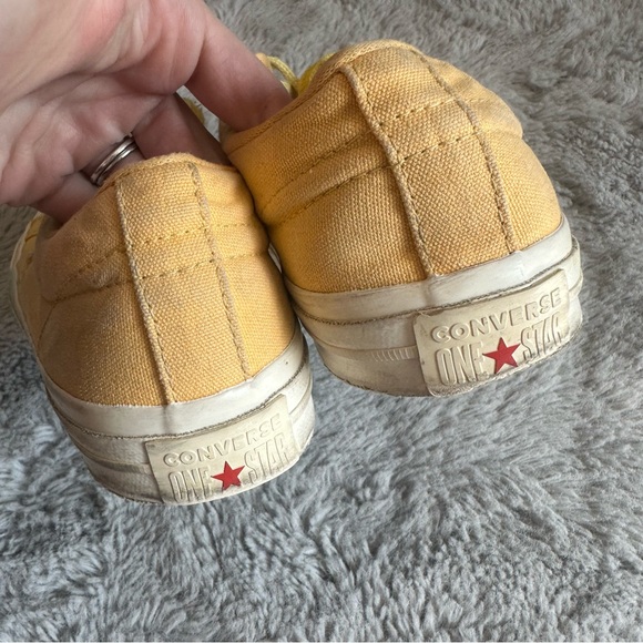 Converse ONE STAR LOW 'SUNBAKED' Yellow Sneakers Shoes - Picture 5 of 10